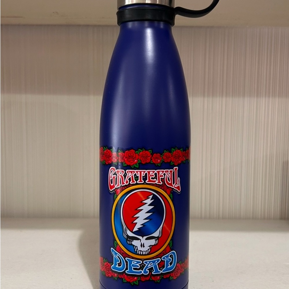 Grateful Dead Blue Water Bottle